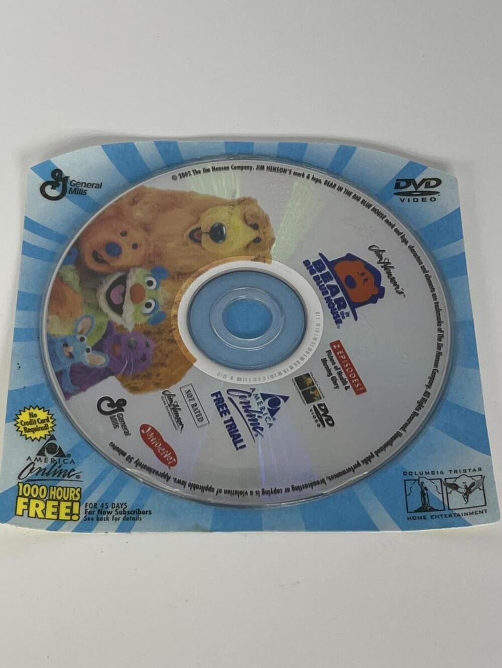 Vintage Preowned 2002 Bear In The Big Blue House DVD, SEALED